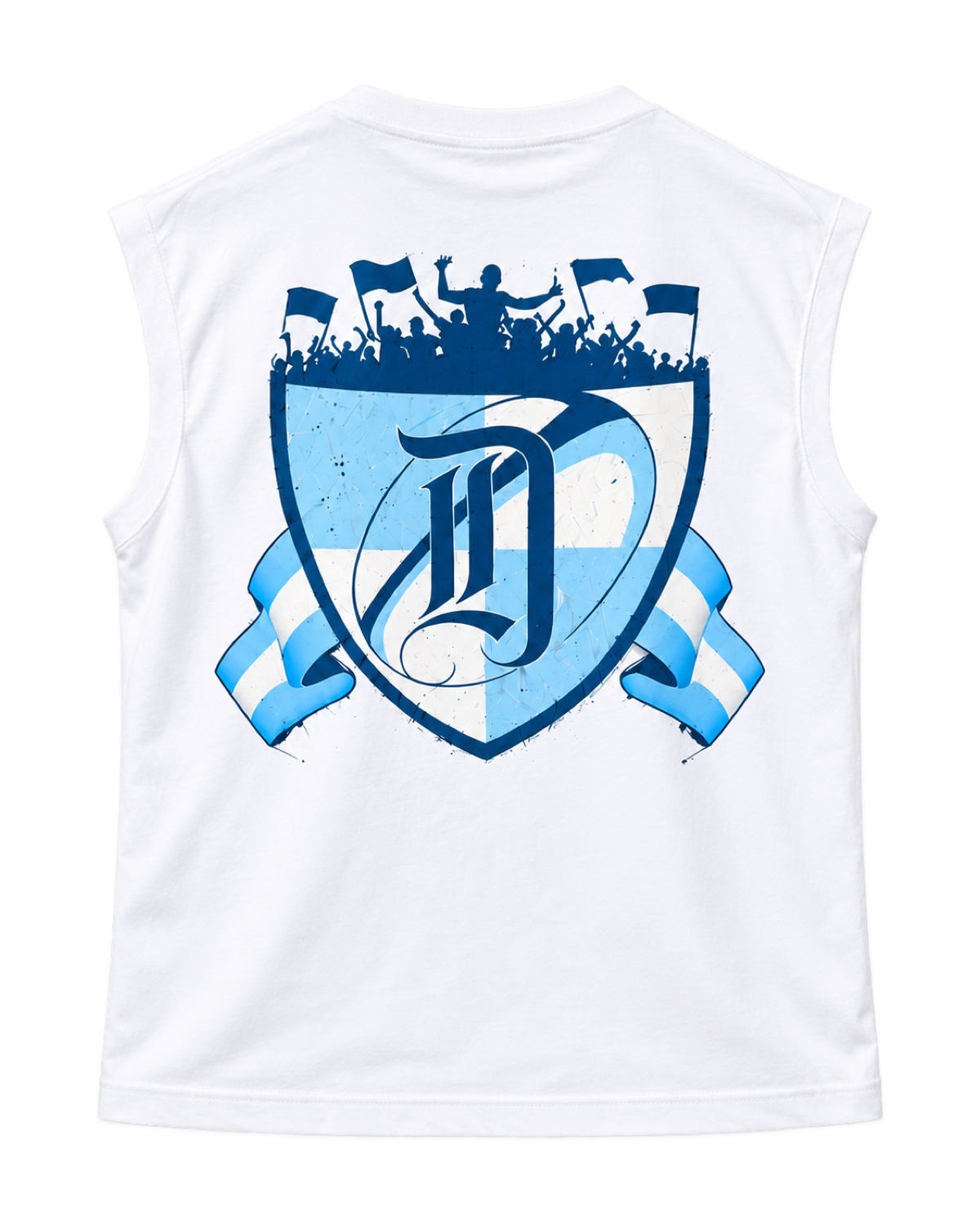 Polera sin mangas La Escupefuego, vista posterior