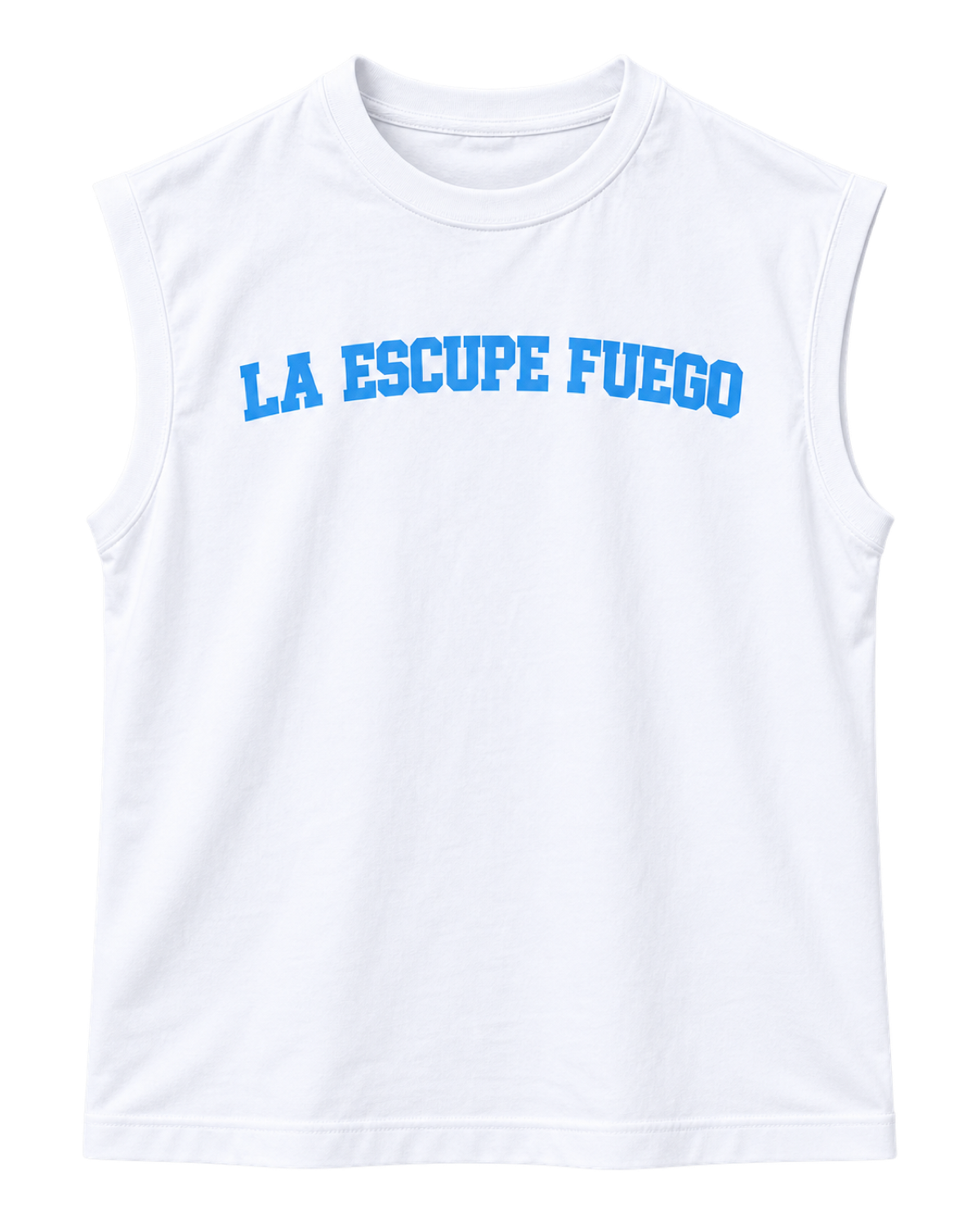 Polera sin mangas La Escupefuego, vista frontal
